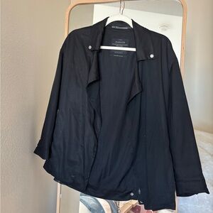 All Saints Black Trench Coat